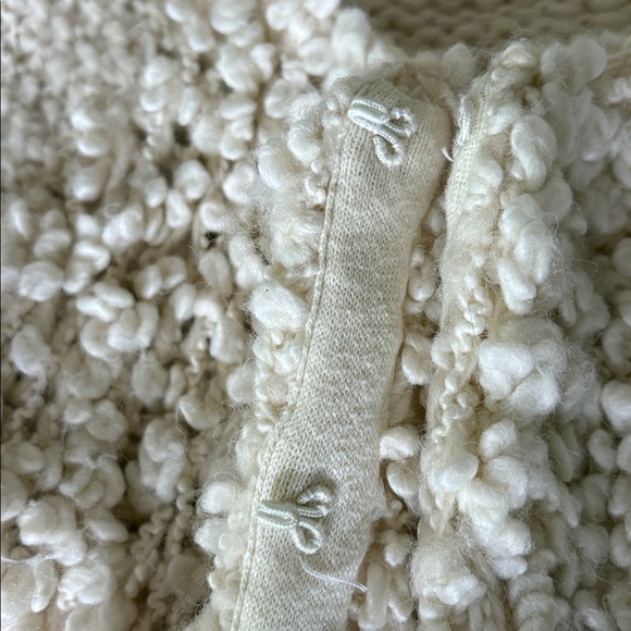 Sleeping on Snow Anthropologie Wool Blend Boucle Popcorn Cropped Cardigan Size S - Picture 5 of 11